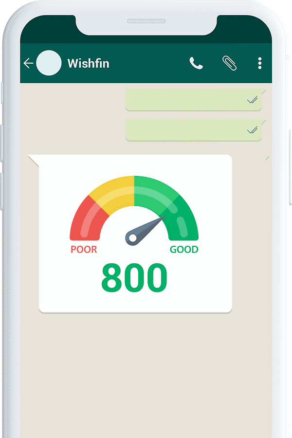 whatsapp cibil score