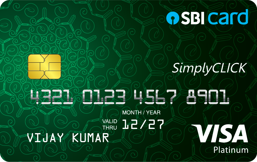 SimplyCLICK SBI card