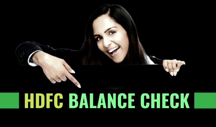 HDFC Balance Check