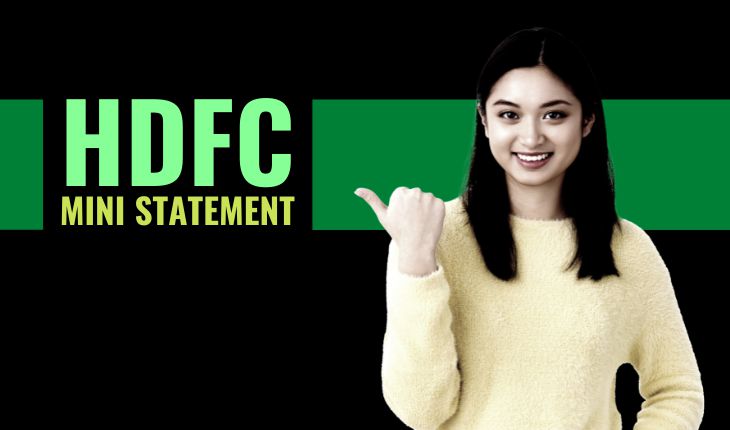 HDFC Mini Statement