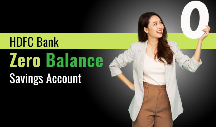 HDFC Zero Balance Savings Account