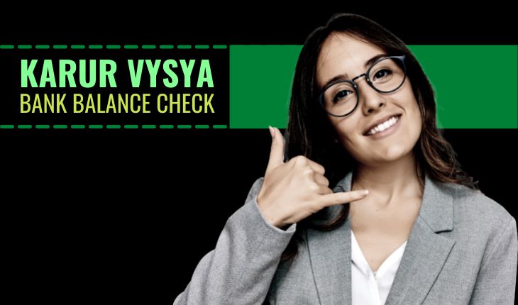 Karur Vysya Bank Balance Check