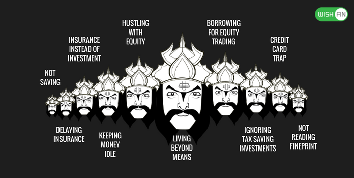 Faced with Financial Ravan? These are 10 Habits You Need to Overcome.