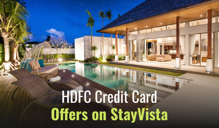 HDFC Credit Card Offers on StayVista