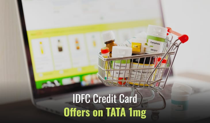 IDFC Credit Card Offers on TATA 1mg