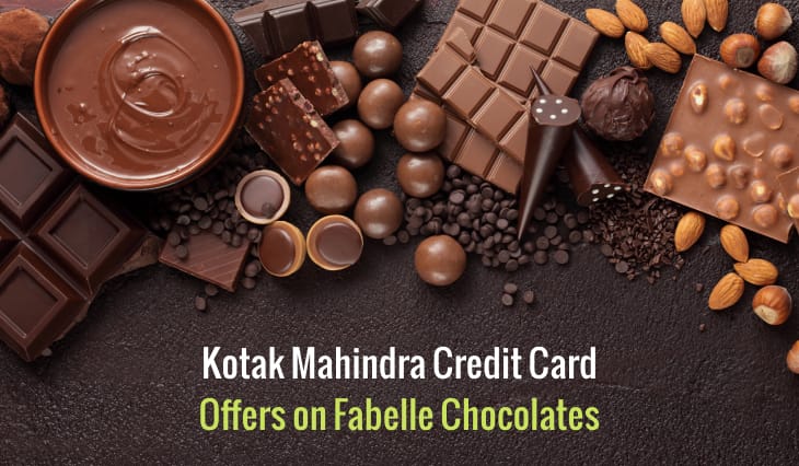 Kotak Mahindra Credit Card Offers on Fabelle Chocolates