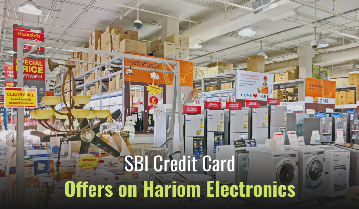 SBI Credit Card Offers on Hariom Electronics